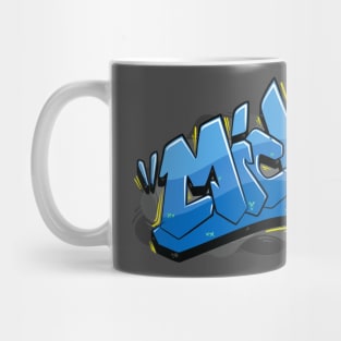 Micheal name graffiti Mug